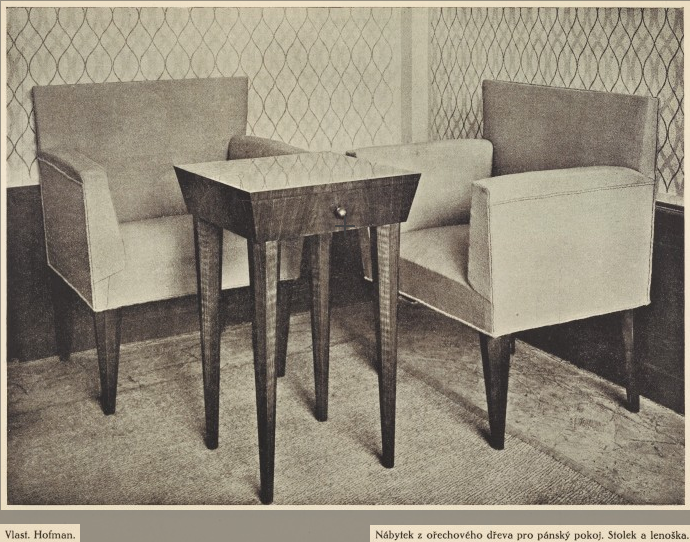 An early Hofman furniture set