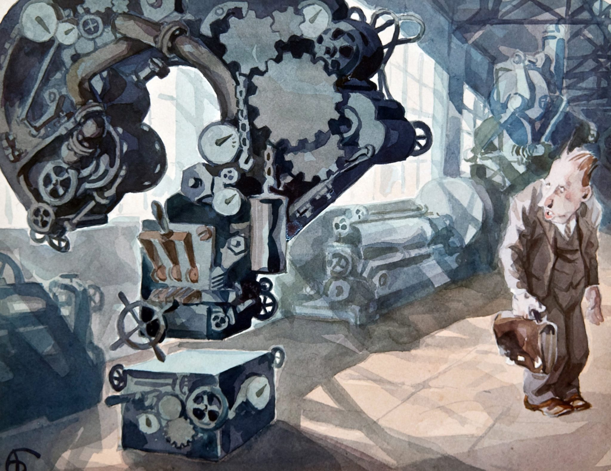 Bazhenov, Dream of the manager who has not mastered technology, 1937