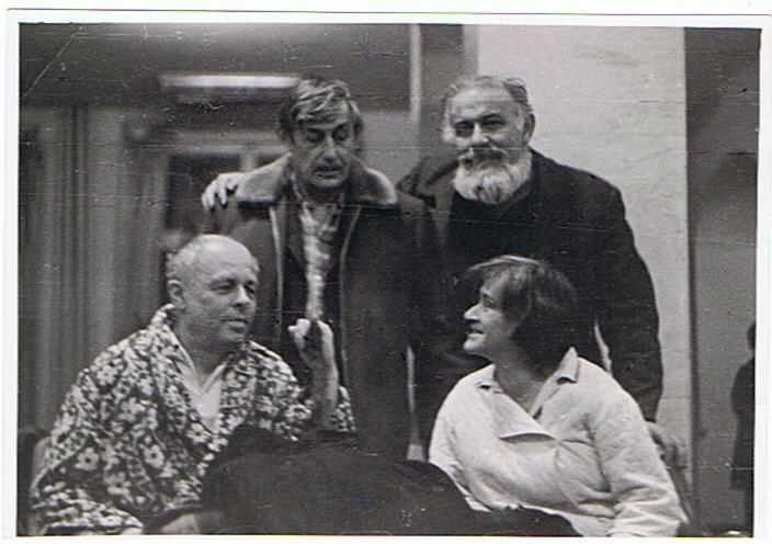 Andrei Sakharov and fellow dissidents, 1973